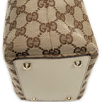 Shoulder Bag Small Eclipse Shopping Beige Monogrammed Canvas