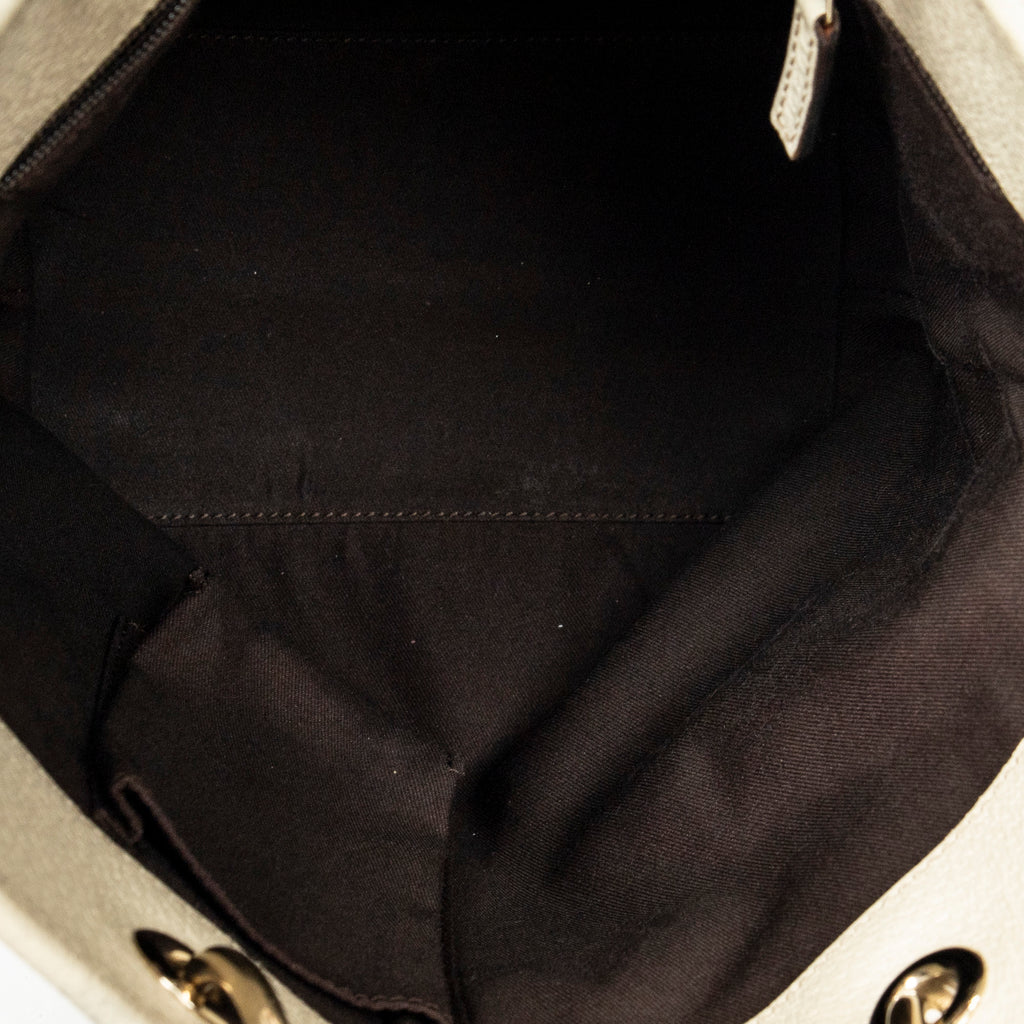 Shoulder Bag Small Eclipse Shopping Beige Monogrammed Canvas