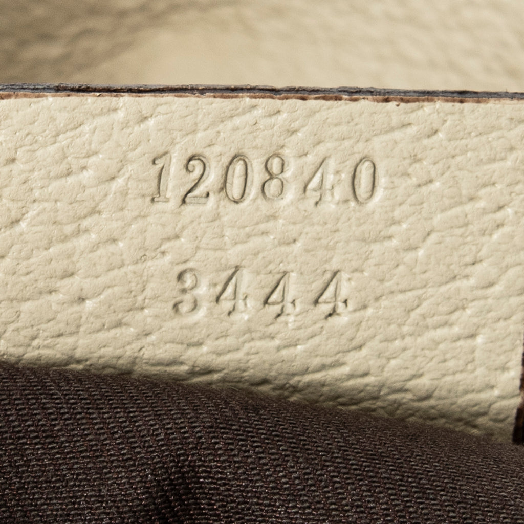 Shoulder Bag Small Eclipse Shopping Beige Monogrammed Canvas