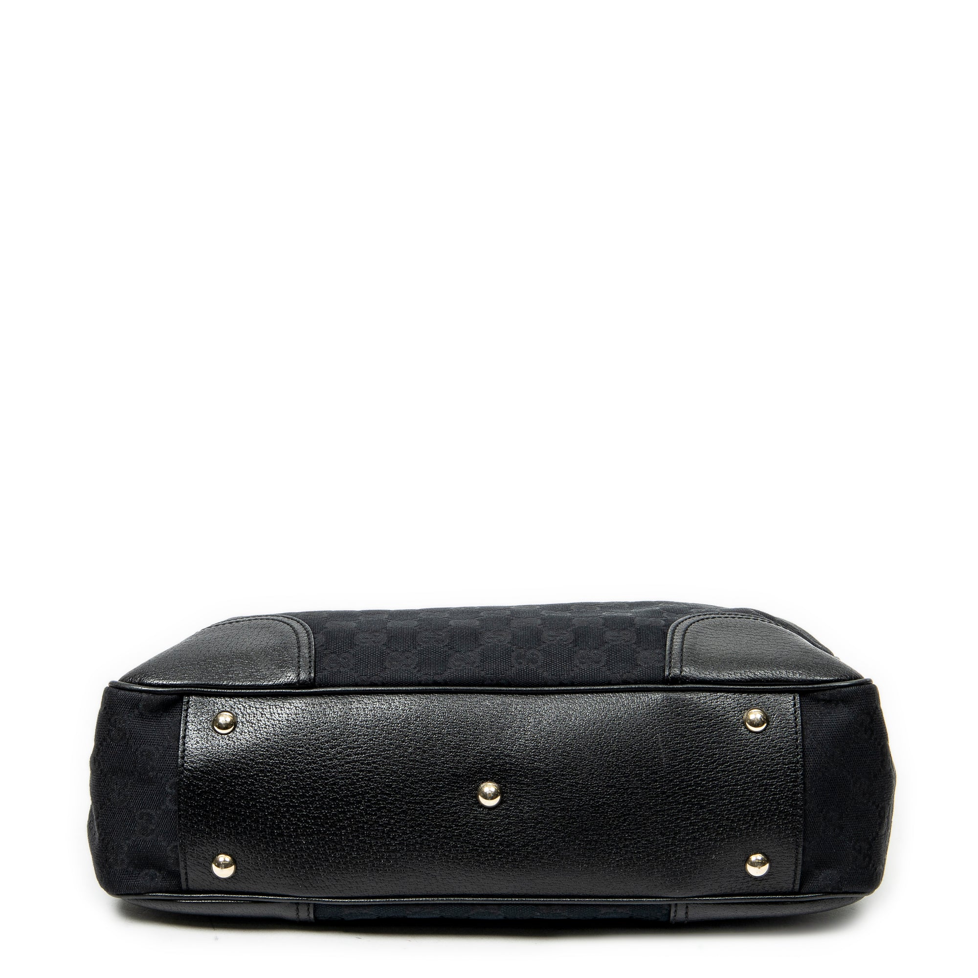 Shoulder Bag Medium Web Princy Tote Black Monogrammed Canvas