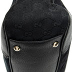 Shoulder Bag Medium Web Princy Tote Black Monogrammed Canvas