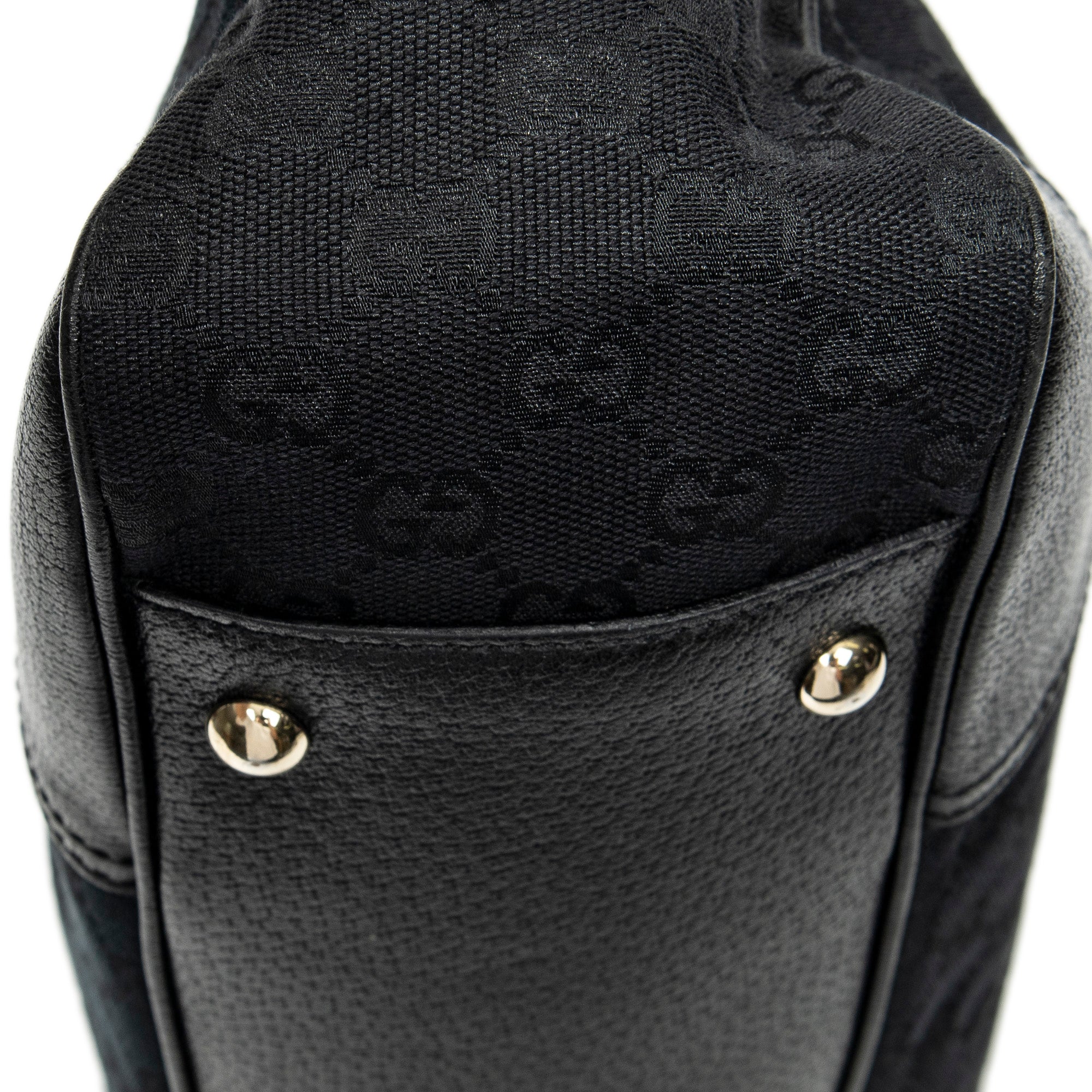 Shoulder Bag Medium Web Princy Tote Black Monogrammed Canvas