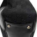 Shoulder Bag Medium Web Princy Tote Black Monogrammed Canvas