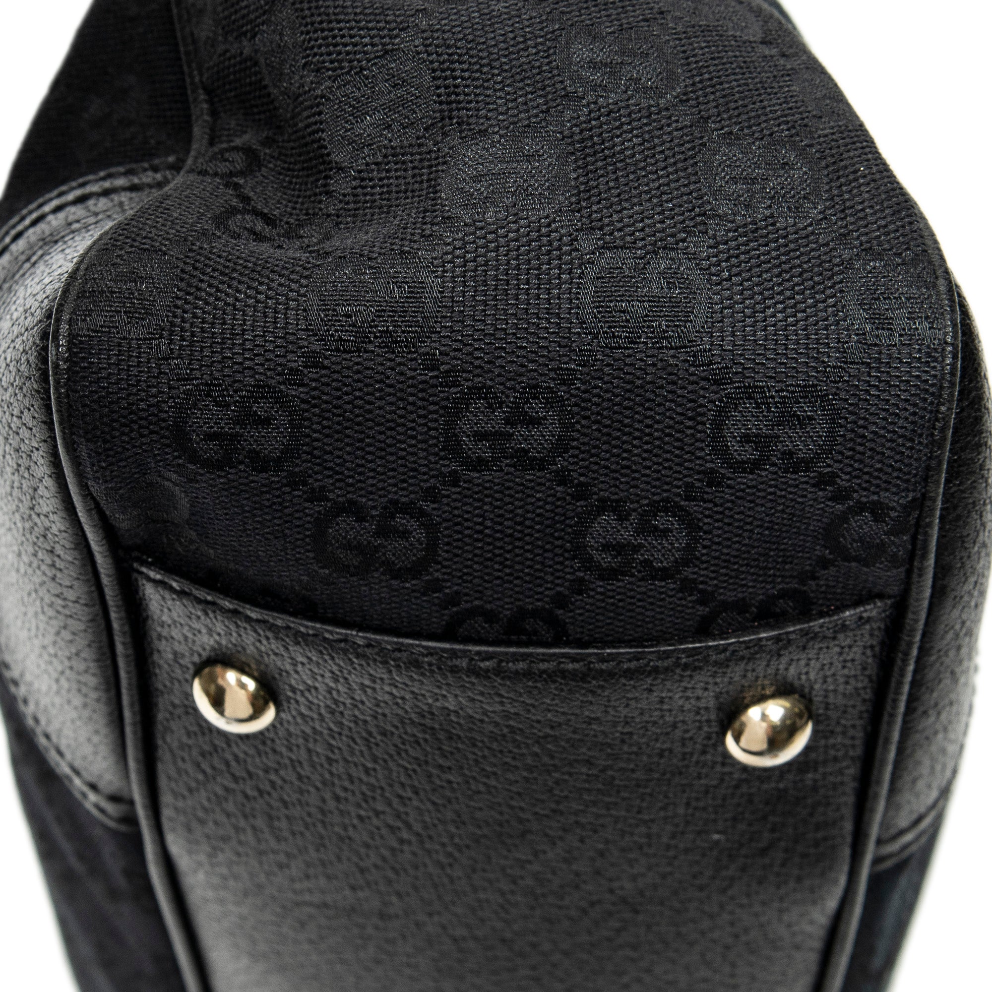 Shoulder Bag Medium Web Princy Tote Black Monogrammed Canvas