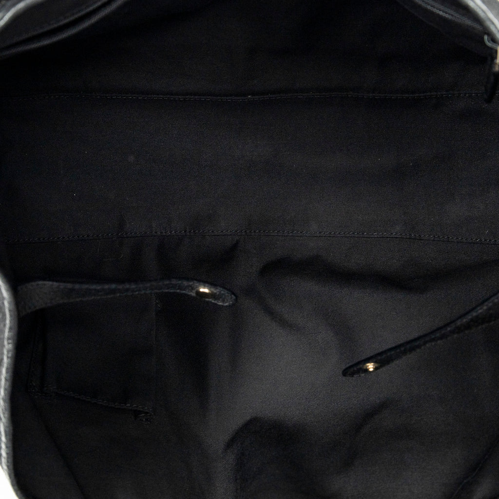 Shoulder Bag Medium Web Princy Tote Black Monogrammed Canvas