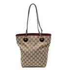 Shoulder Bag Small Eclipse Shopping Beige Monogrammed Canvas