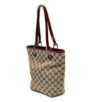Shoulder Bag Small Eclipse Shopping Beige Monogrammed Canvas