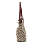 Shoulder Bag Small Eclipse Shopping Beige Monogrammed Canvas