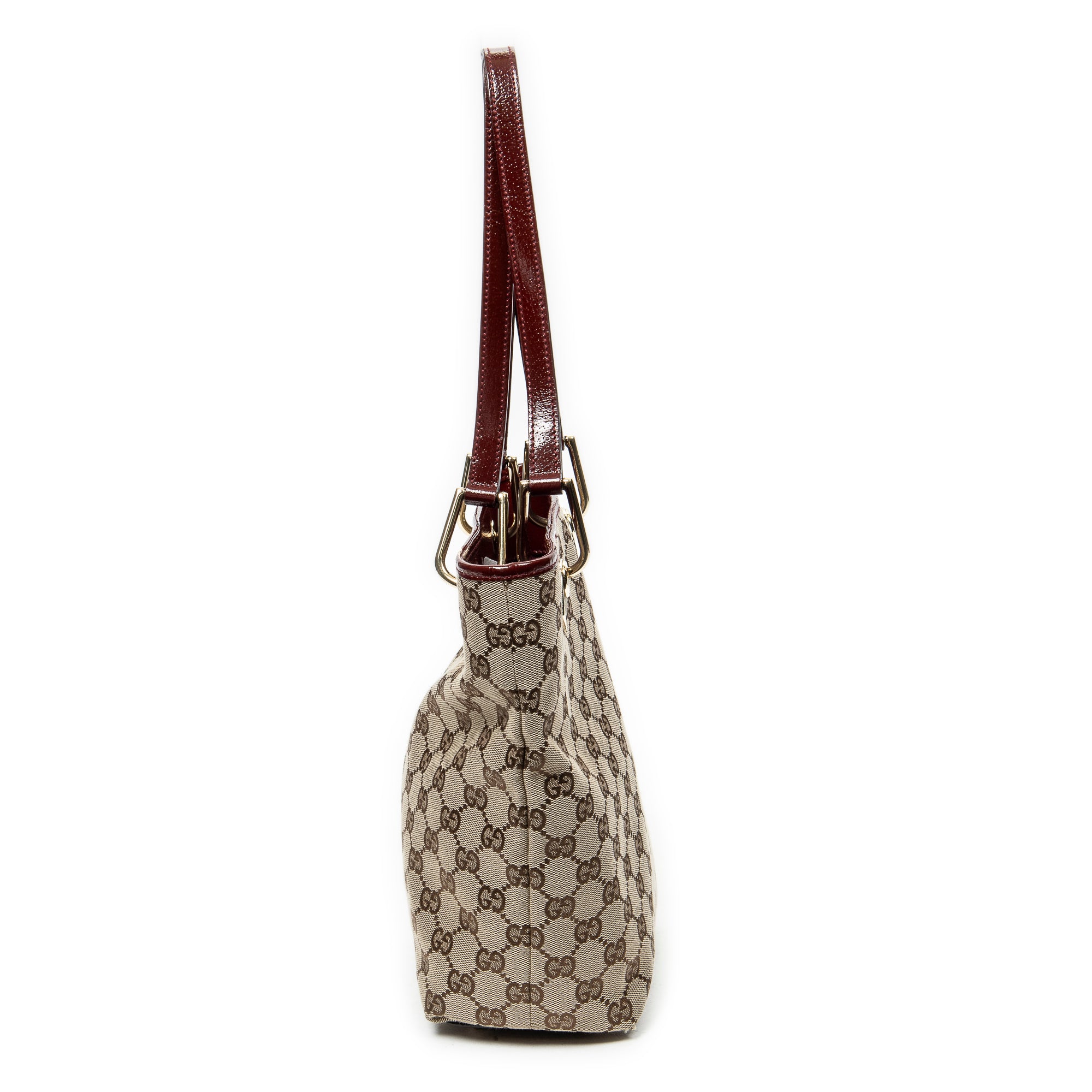 Shoulder Bag Small Eclipse Shopping Beige Monogrammed Canvas