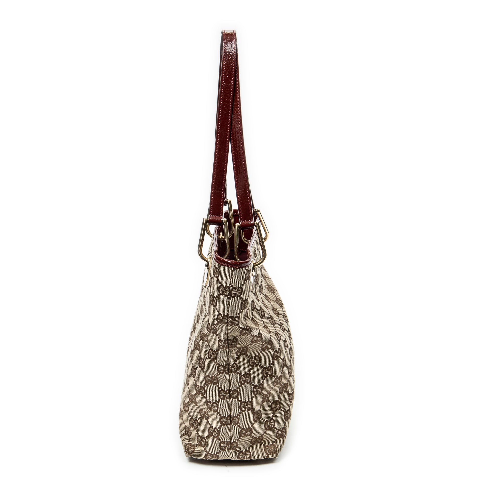 Shoulder Bag Small Eclipse Shopping Beige Monogrammed Canvas