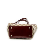 Shoulder Bag Small Eclipse Shopping Beige Monogrammed Canvas
