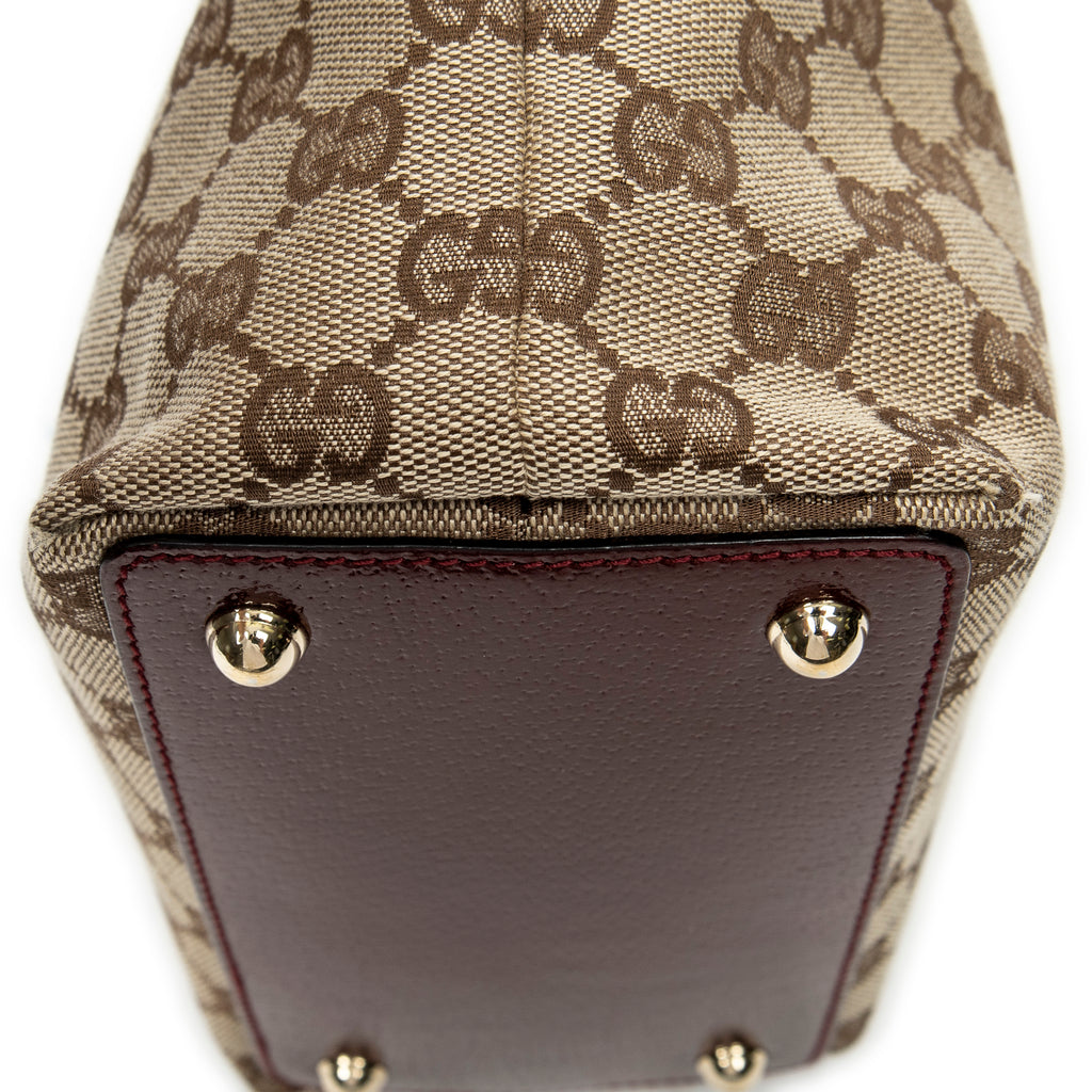 Shoulder Bag Small Eclipse Shopping Beige Monogrammed Canvas