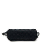 Shoulder Bag Web Boat Pochette Black Monogrammed Canvas