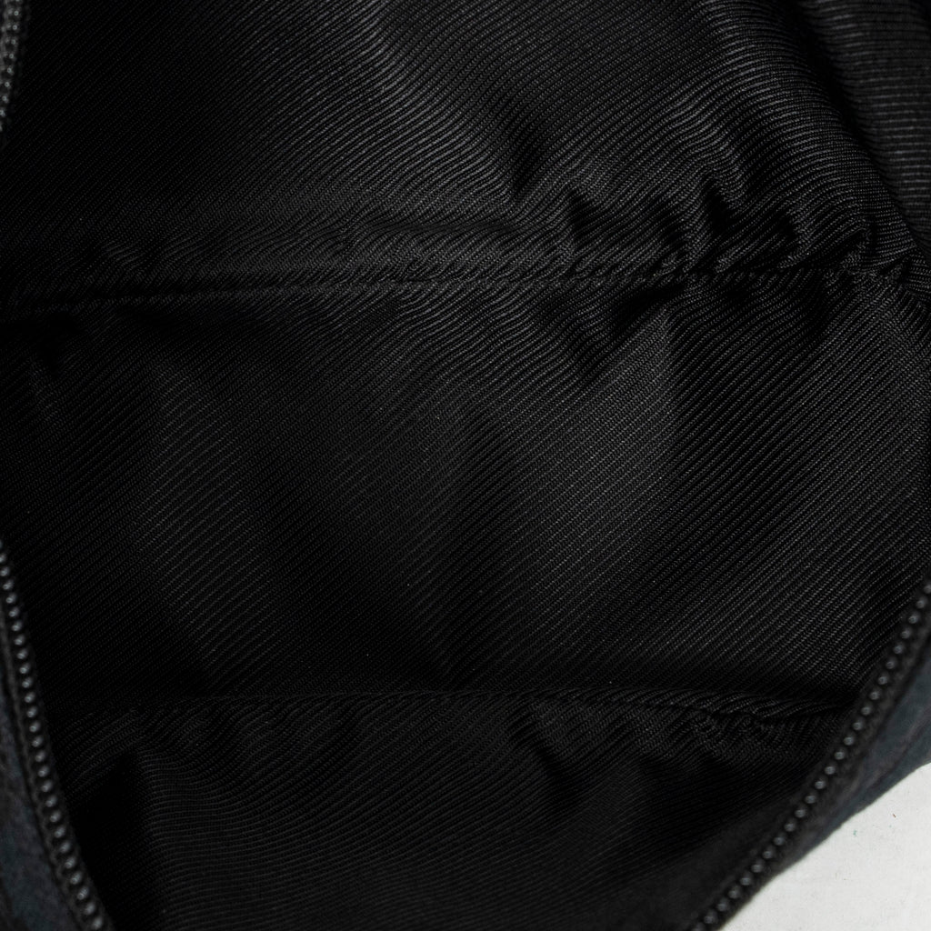 Shoulder Bag Web Boat Pochette Black Monogrammed Canvas