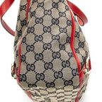 Shoulder Bag Small Abbey D-Ring Tote Beige Monogrammed Canvas