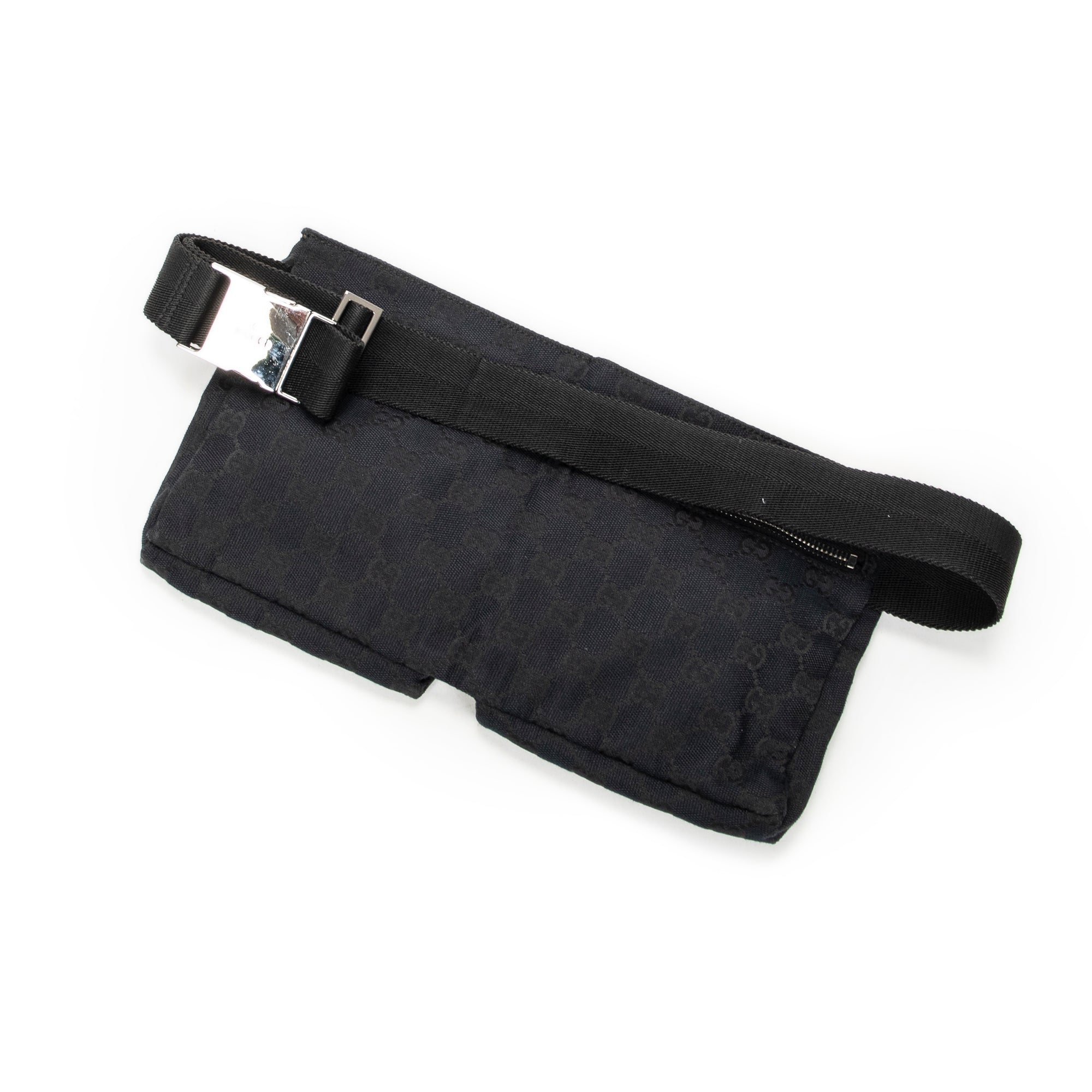 Waist Bag Waist Pouch Black Monogrammed Canvas