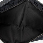 Waist Bag Waist Pouch Black Monogrammed Canvas