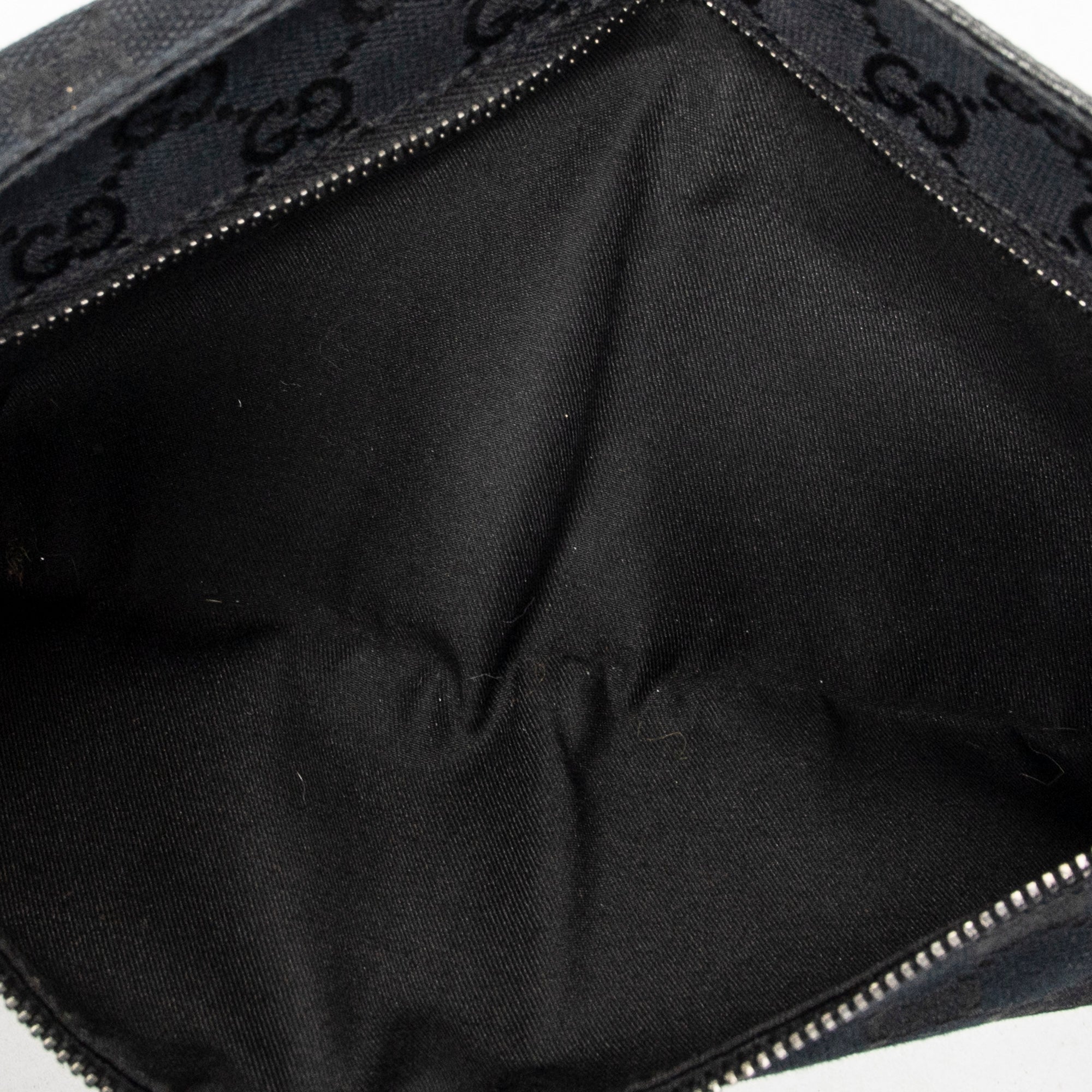 Waist Bag Waist Pouch Black Monogrammed Canvas