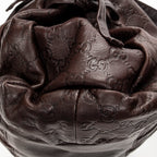 Shoulder Bag Hysteria Tote Dark Brown Guccissima Leather