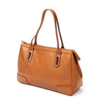 Shoulder Bag Medium Web Princy Tote Tan Grained Calfskin Leather