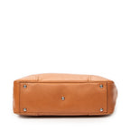Shoulder Bag Medium Web Princy Tote Tan Grained Calfskin Leather