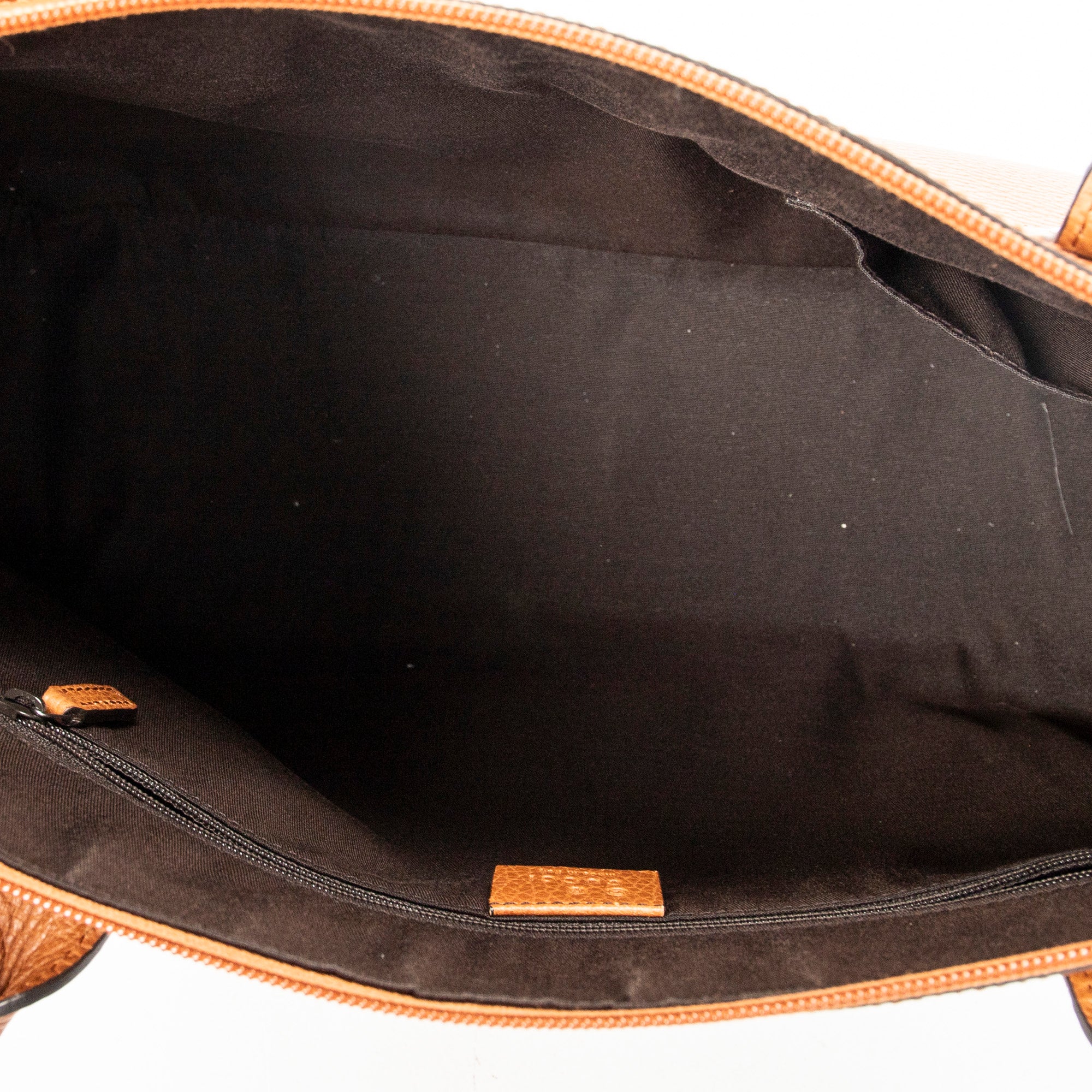 Shoulder Bag Medium Web Princy Tote Tan Grained Calfskin Leather