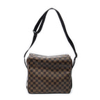 Bolso de Hombro Naviglio Damier Ebene Marrón