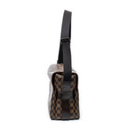 Bolso de Hombro Naviglio Damier Ebene Marrón
