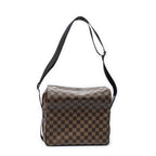 Bolso de Hombro Naviglio Damier Ebene Marrón