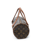 Handbag Papillon 26 Brown Monogram Canvas