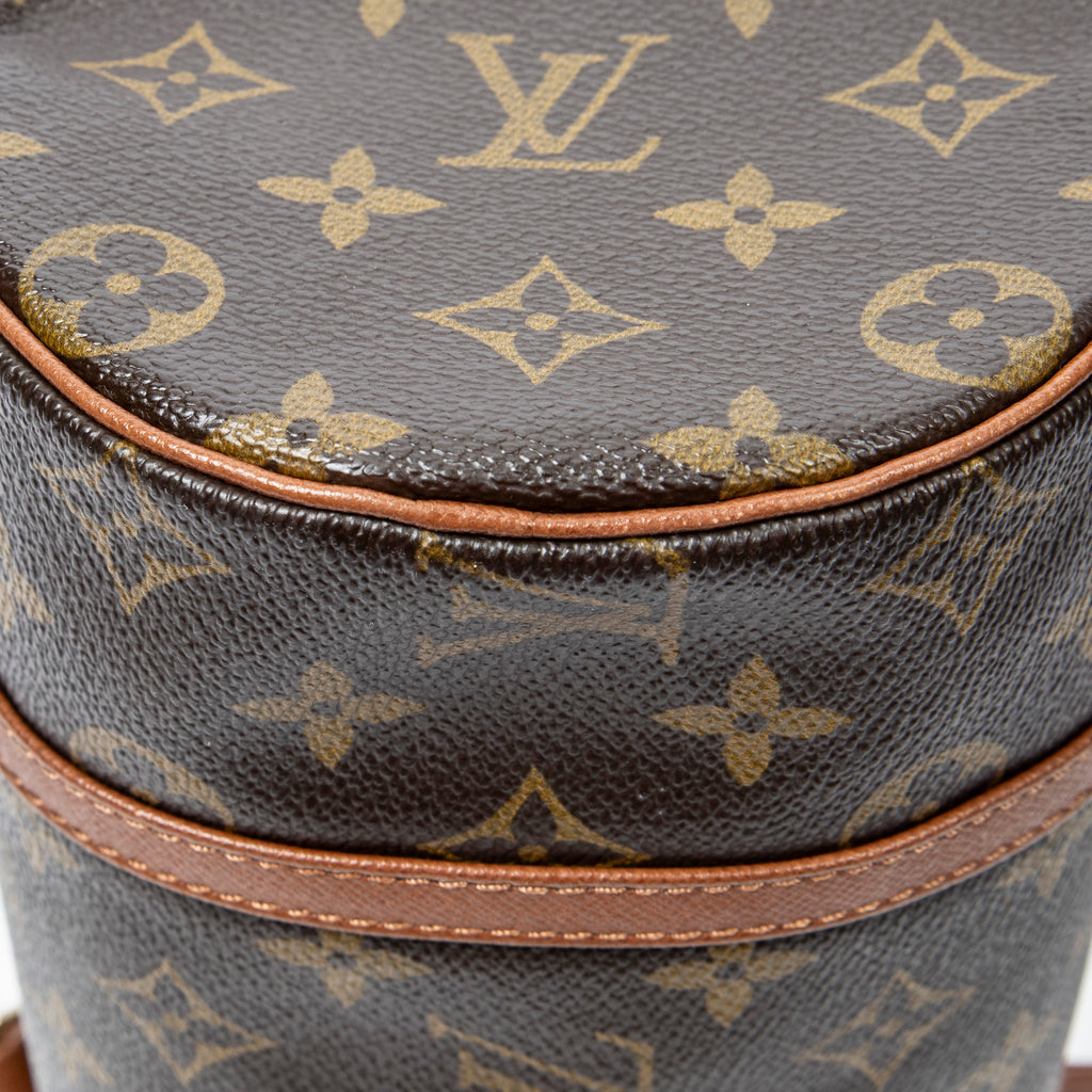 Handbag Papillon 26 Brown Monogram Canvas