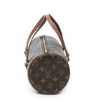 Handbag Papillon 26 Brown Monogram Canvas