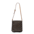 Shoulder Bag Musette Salsa Brown Monogram Canvas