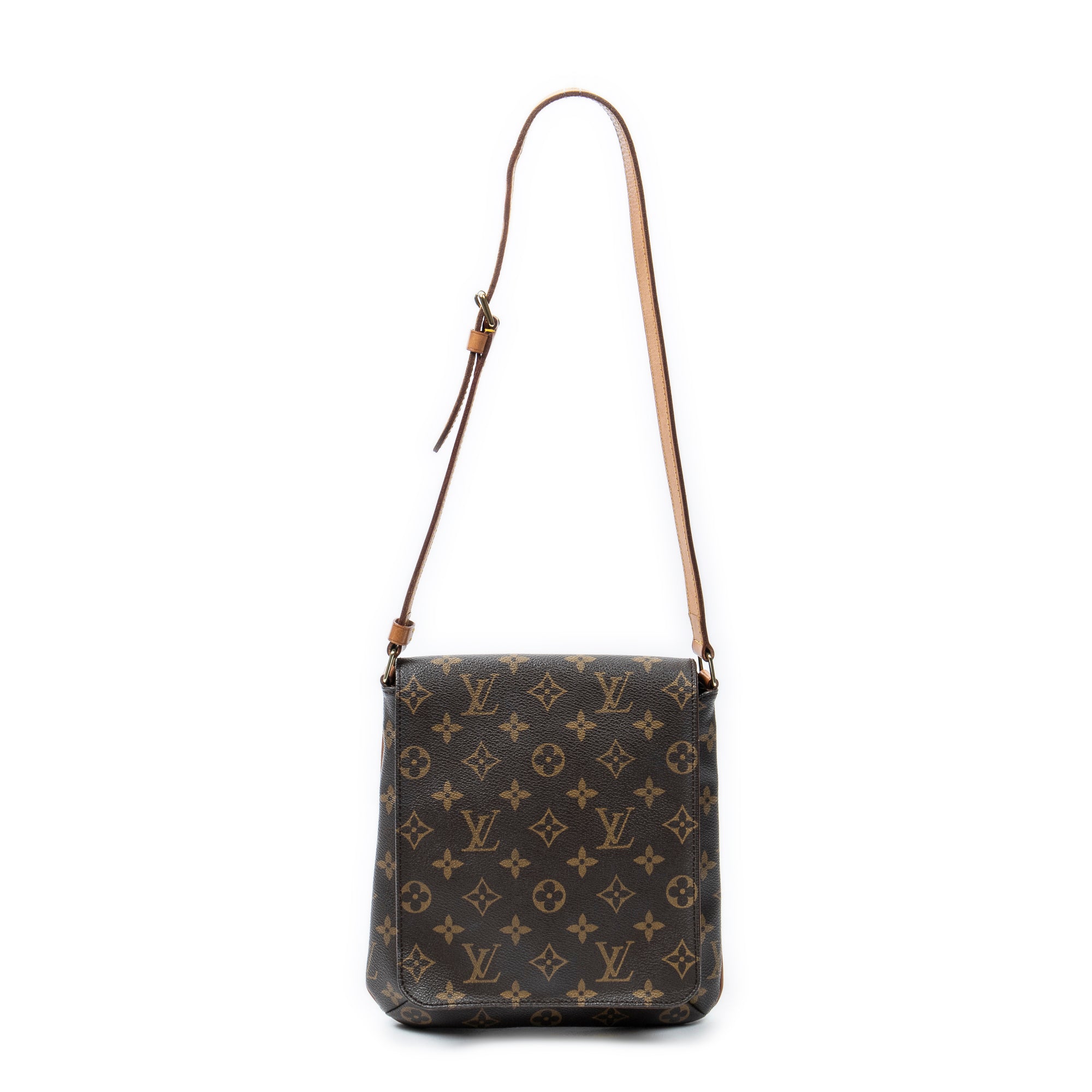 Shoulder Bag Musette Salsa Brown Monogram Canvas