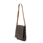 Shoulder Bag Musette Salsa Brown Monogram Canvas