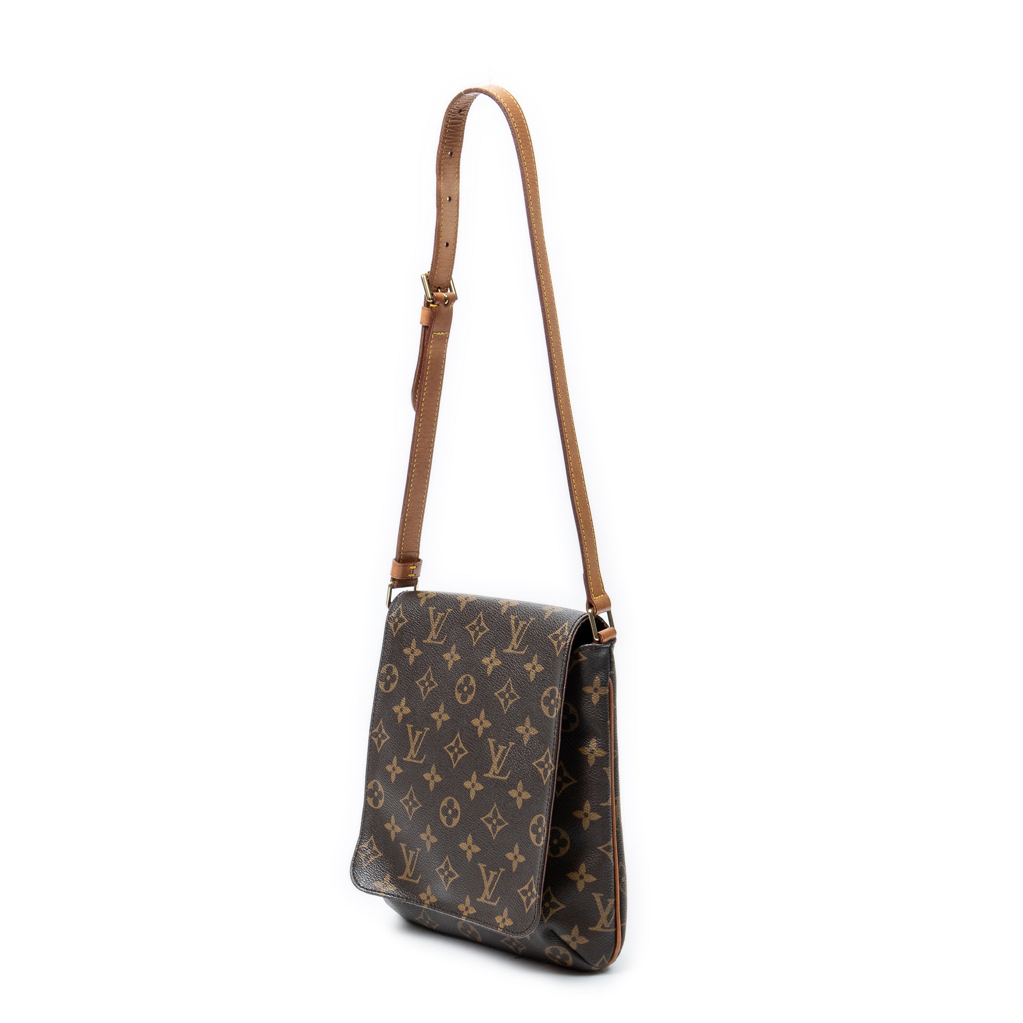 Shoulder Bag Musette Salsa Brown Monogram Canvas