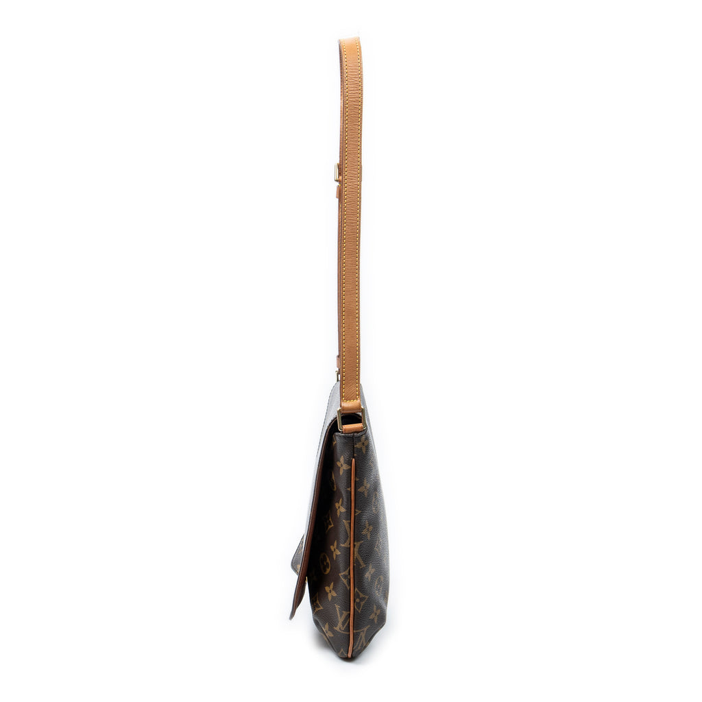 Shoulder Bag Musette Salsa Brown Monogram Canvas