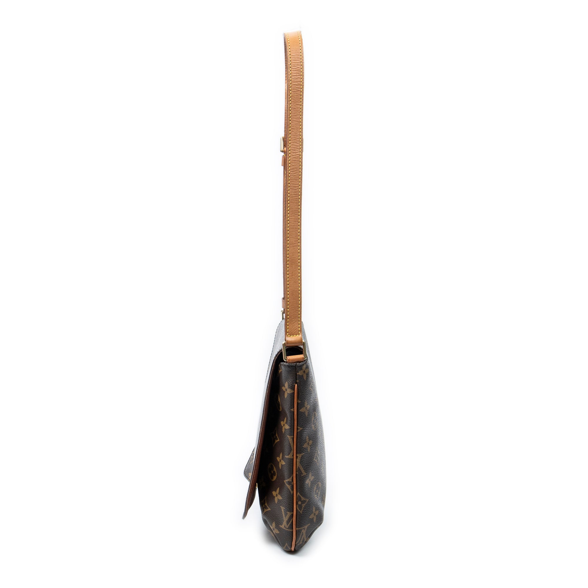 Shoulder Bag Musette Salsa Brown Monogram Canvas