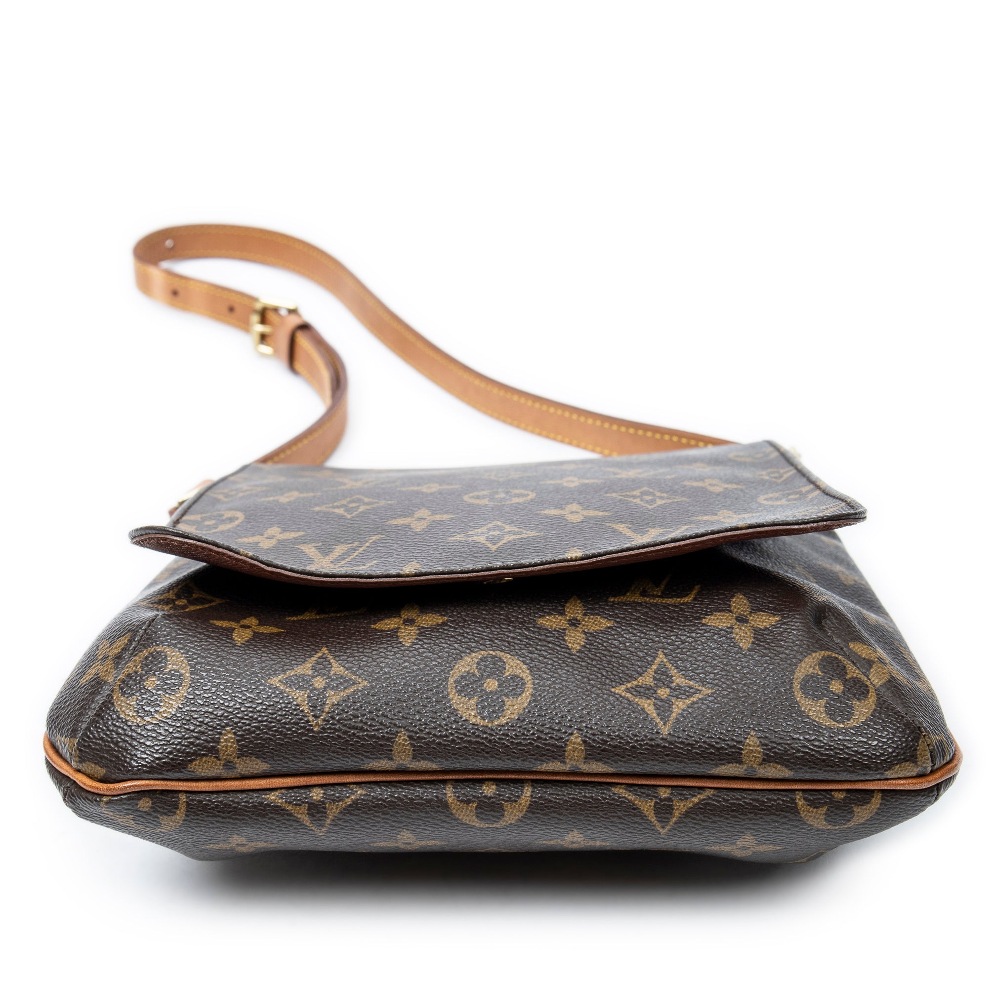 Shoulder Bag Musette Salsa Brown Monogram Canvas