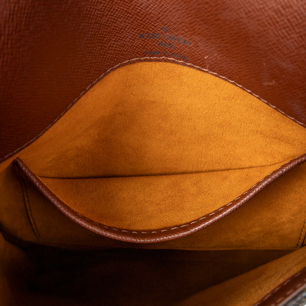 Sac Bandoulière Musette Salsa Monogram Toile Marron