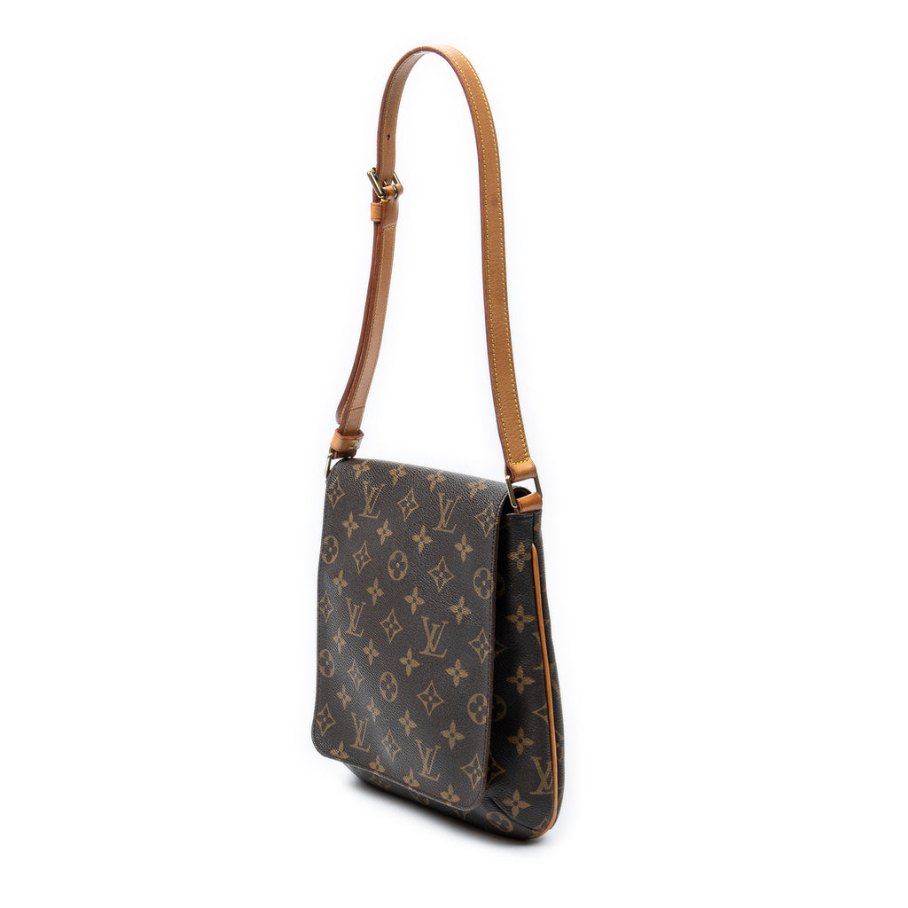 Shoulder Bag Musette Salsa Brown Monogram Canvas