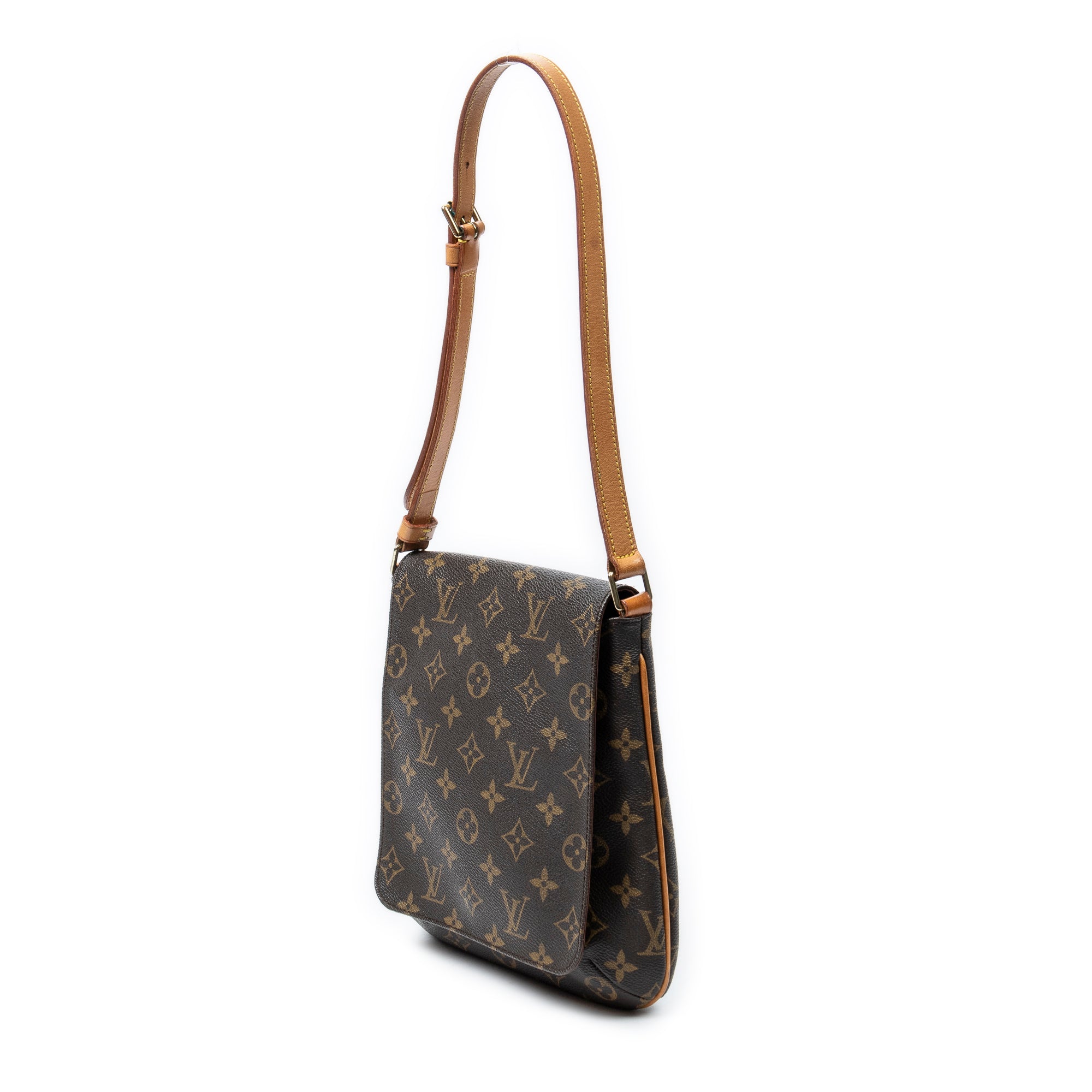 Shoulder Bag Musette Salsa Brown Monogram Canvas