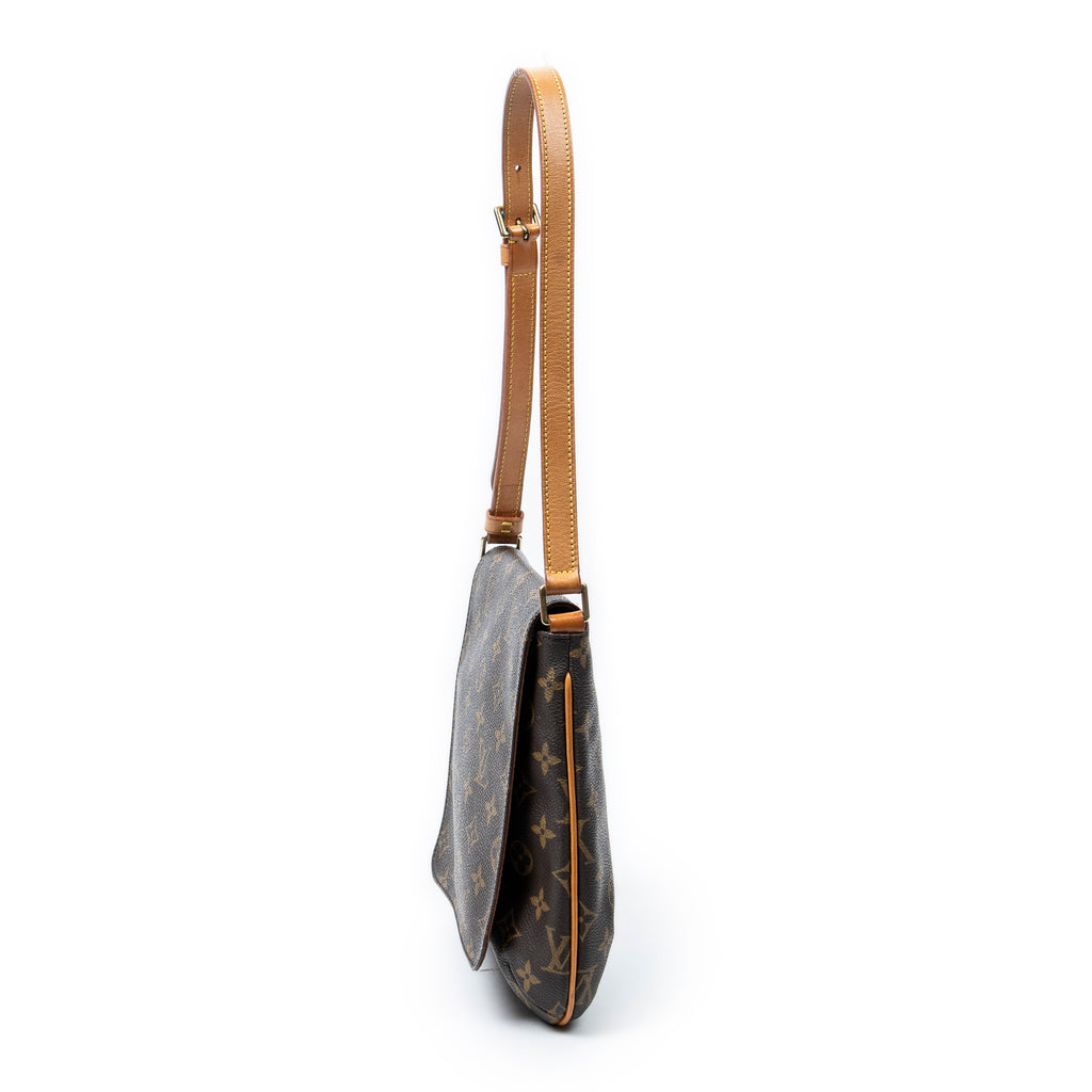 Shoulder Bag Musette Salsa Brown Monogram Canvas