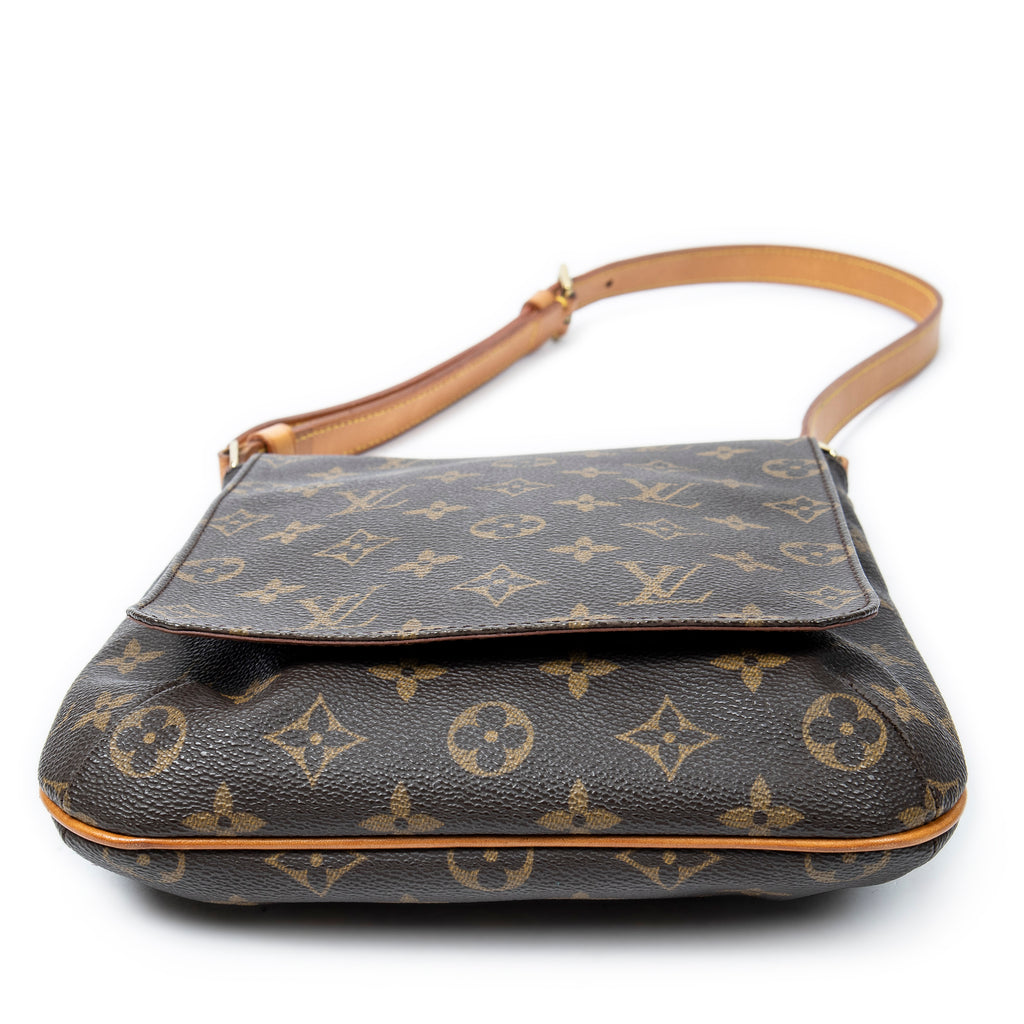 Shoulder Bag Musette Salsa Brown Monogram Canvas