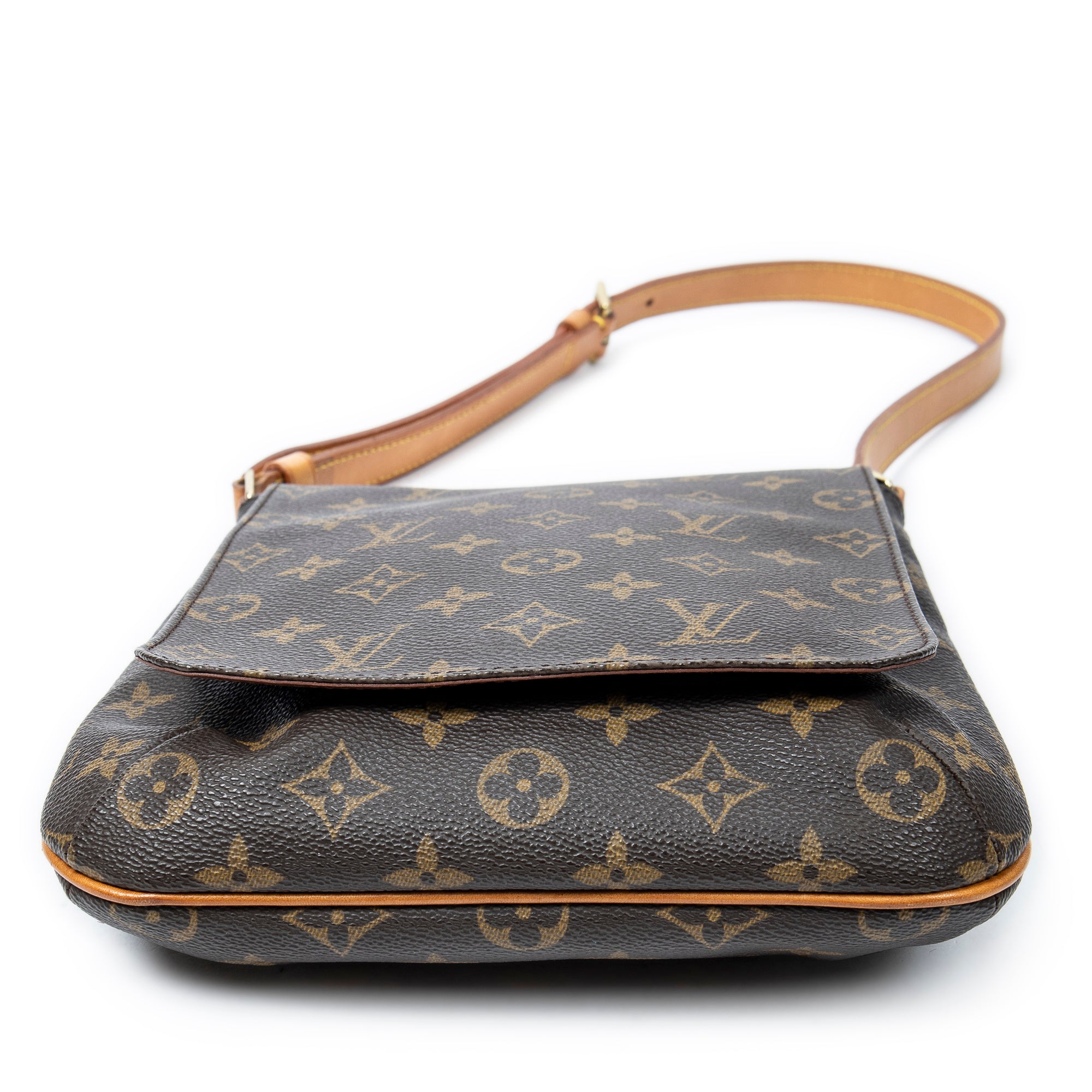 Shoulder Bag Musette Salsa Brown Monogram Canvas