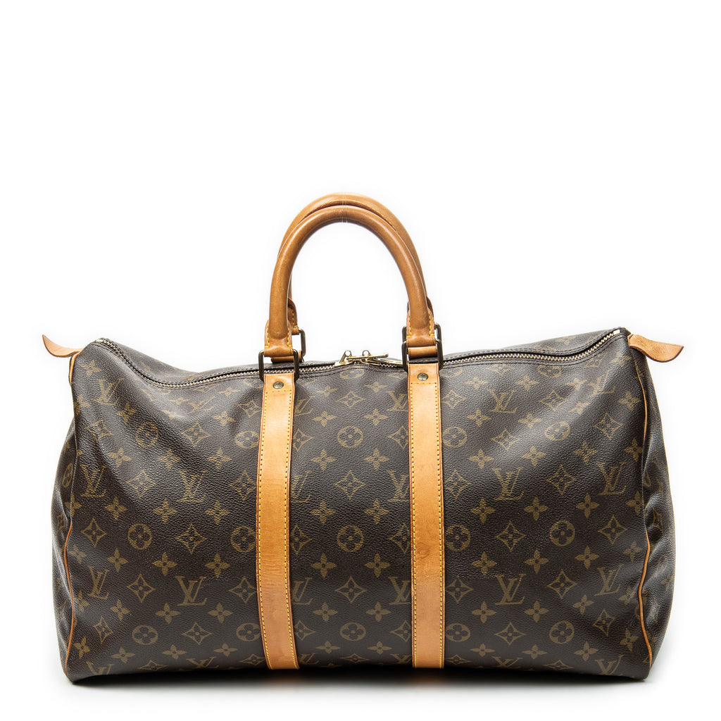 Travel Bag Keepall 45 Brown Monogram Canvas