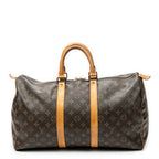 Travel Bag Keepall 45 Brown Monogram Canvas