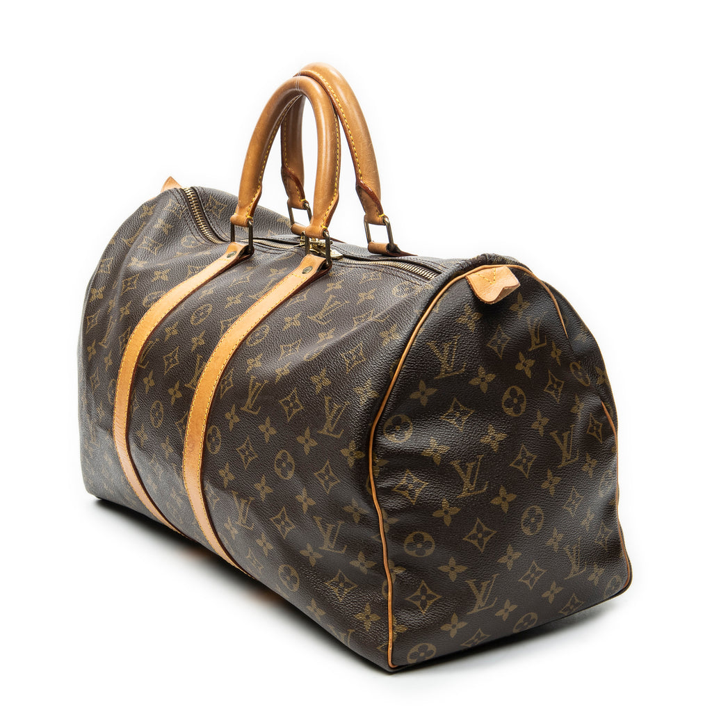 Travel Bag Keepall 45 Brown Monogram Canvas