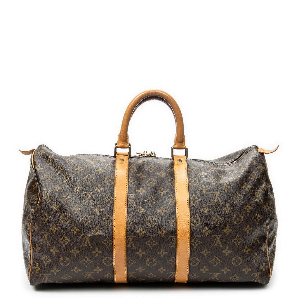 Travel Bag Keepall 45 Brown Monogram Canvas