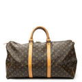 Bolsa de viaje Keepall 50 lona Monogram marrón